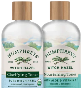 Humphreys skin care bottles